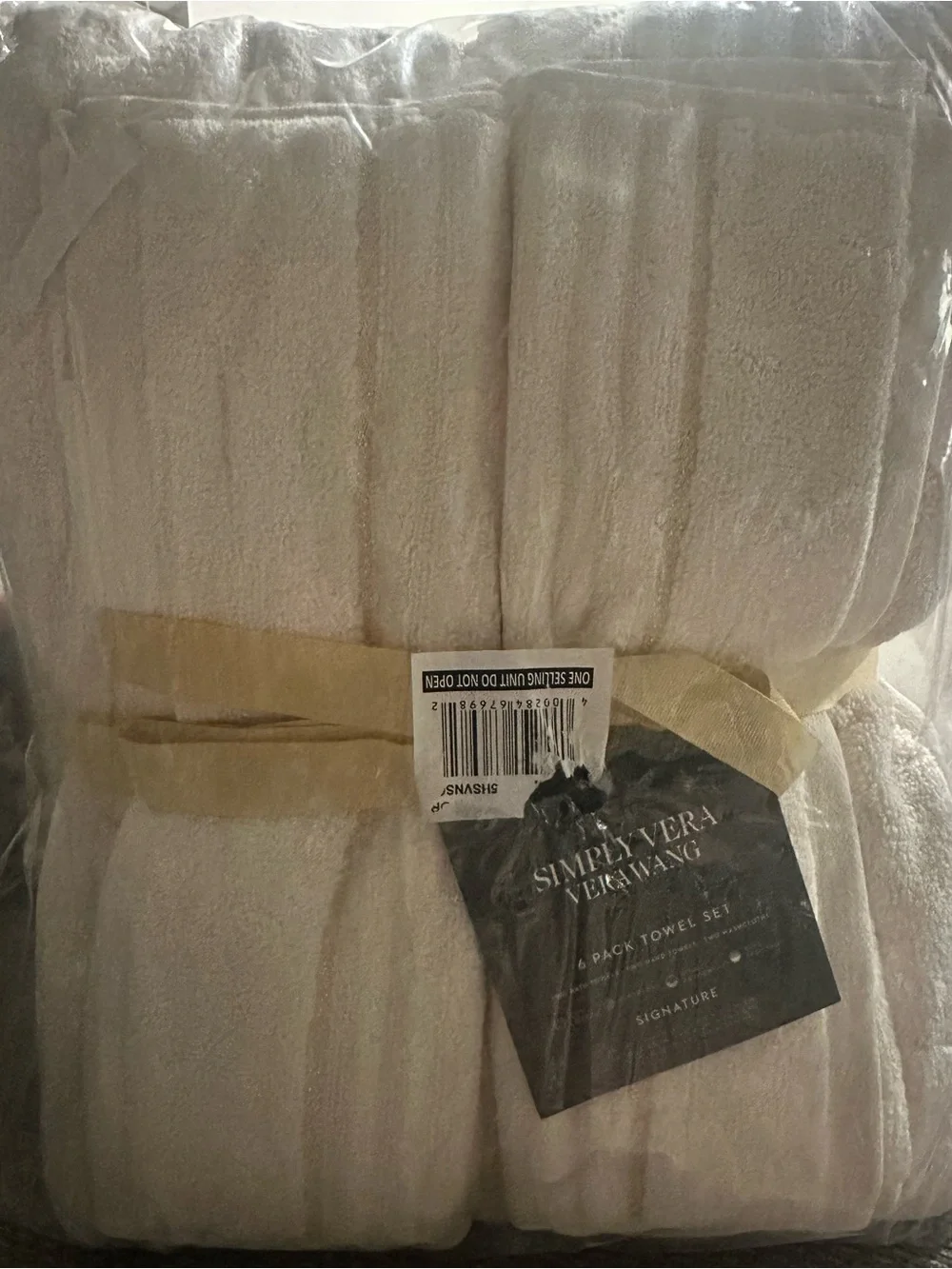 Simply Vera Vera Wang Ivory Bath Towel Set - Soft Plush